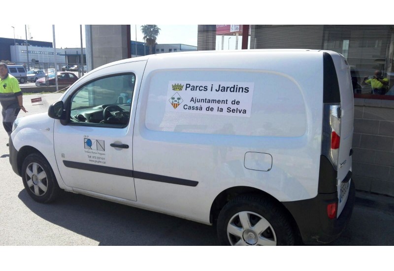 S'amplia el servei de manteniment de parcs i jardins de Cassà