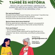 Parlem amb la regidora d'Igualtat i Gent Gran, Ester Ayala, sobre el projecte per recuperar la memòria laboral de dones de més de 60 anys