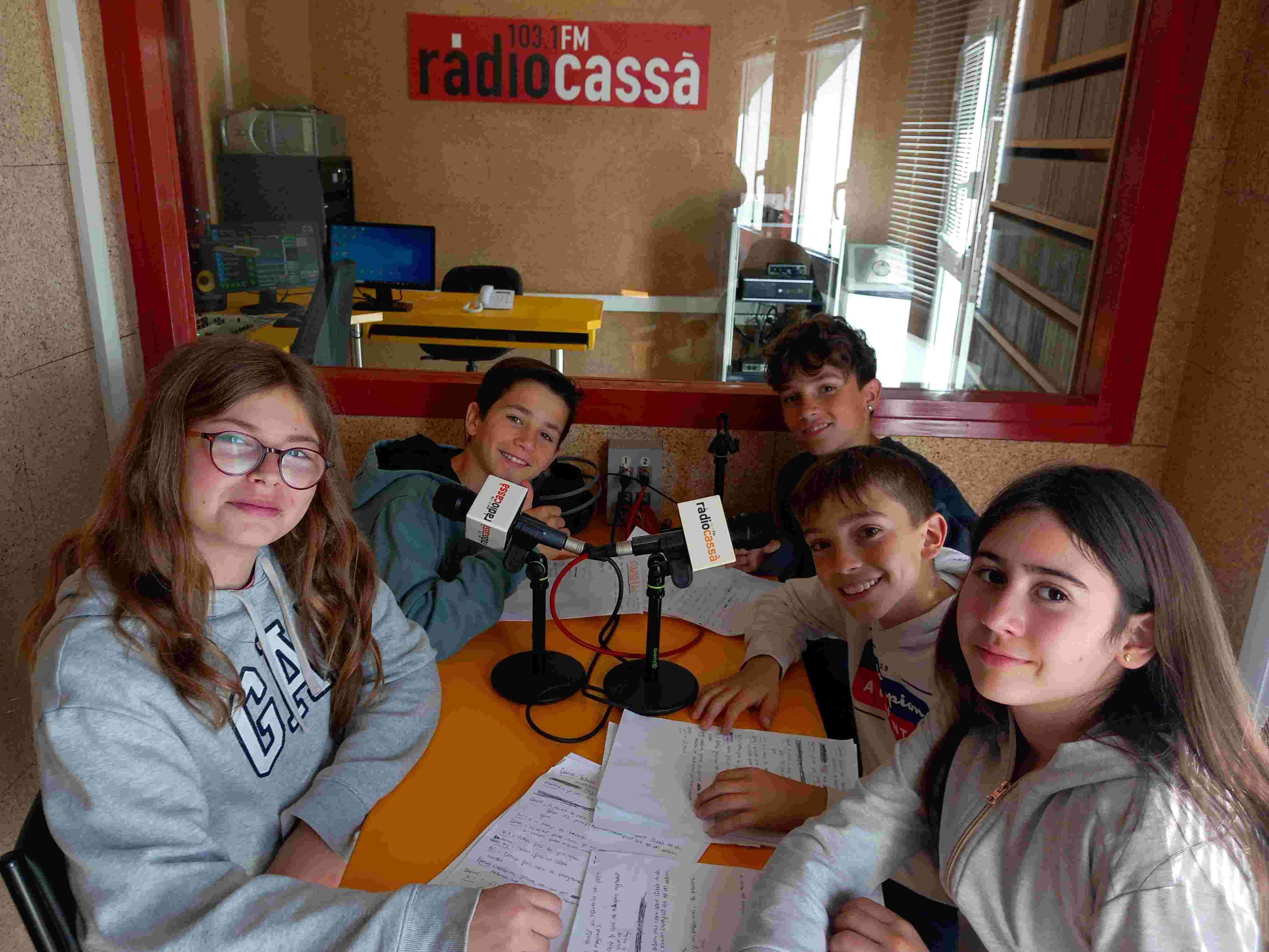 2024 05 23 23 05 2024 Les escoles a la ràdio amb alumnes de 6è de La Salle